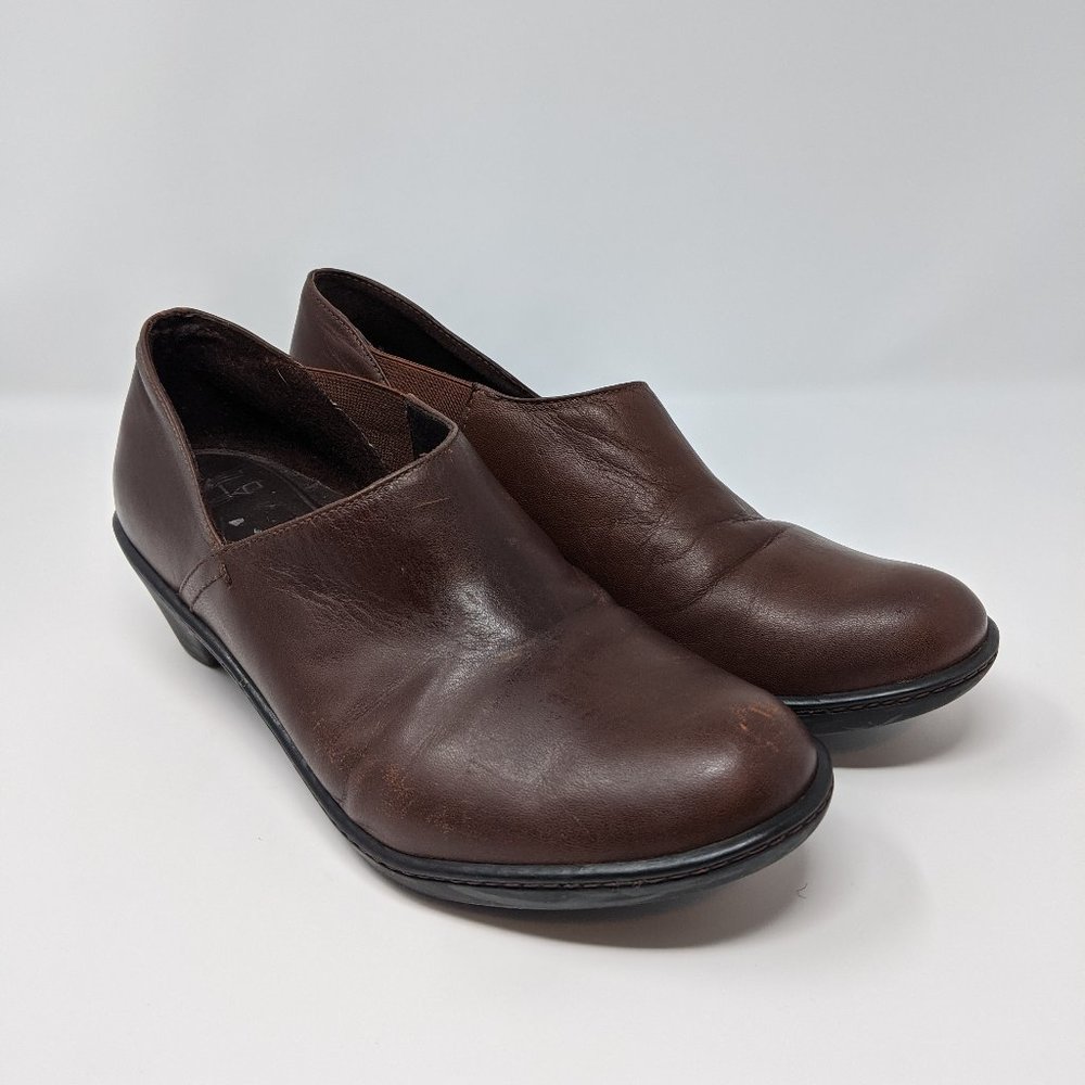 Dansko Brown Leather Baylee Comfort Clog EU 39